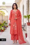 Kasuti Vol 3 By Passion Tree Mal Chanderi Kurti With Bottom Dupatta